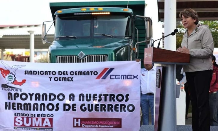 Edomex envía 500 toneladas de ayuda a damnificados en Acapulco