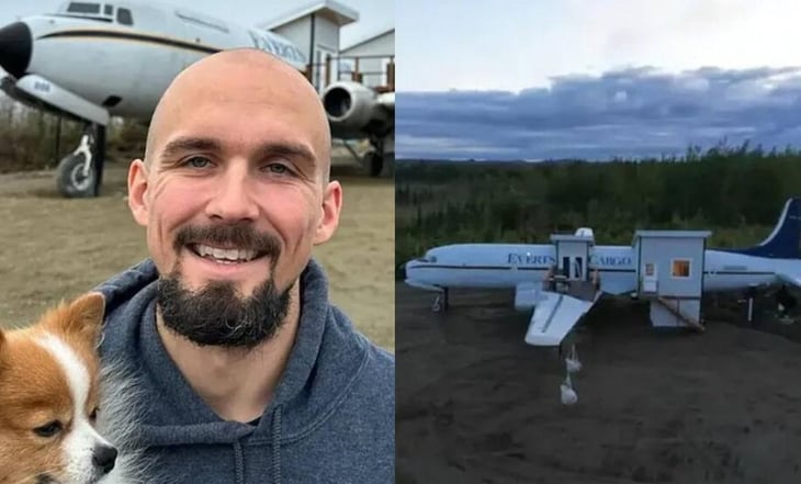 Instructor de vuelo compra avión abandonado y lo transforma en Airbnb