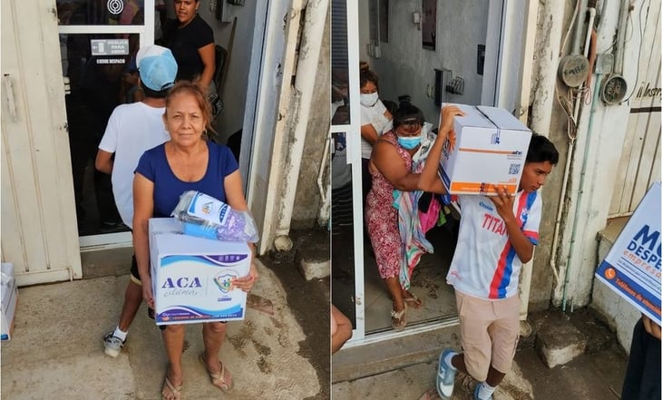 Club Pachuca entrega despensas y kit médicos a los damnificados de Acapulco por el Huracán Otis