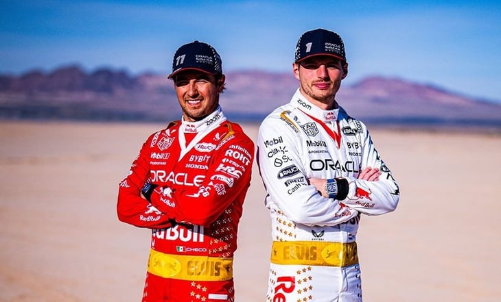 Checo Pérez y Max Verstappen utilizarán trajes en honor Elvis Presley en el GP de Las Vegas