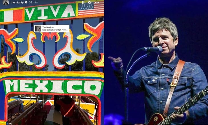Noel Gallagher presume visita a Xochimilco antes de presentarse en el Corona Capital