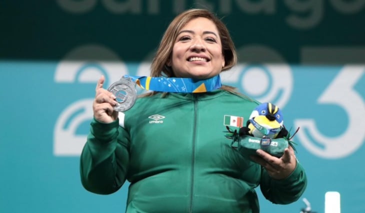 Amalia Pérez, leyenda paralímpica mexicana, se cuelga la plata en Santiago 2023