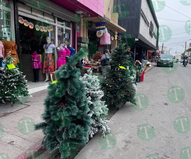 Venta de artículos de decoración navideña inicia en Monclova 
