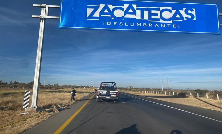 Hallan tres cuerpos en carretera en Trancoso, Zacatecas
