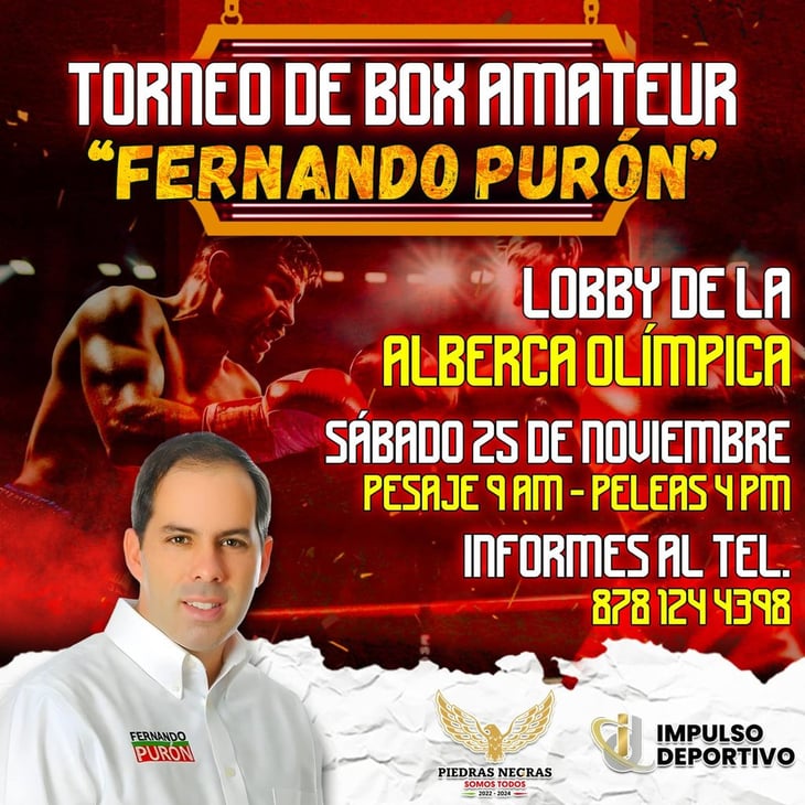 Municipio invita al 'Nacho Bowl' y al torneo de box 'Fernando Purón'