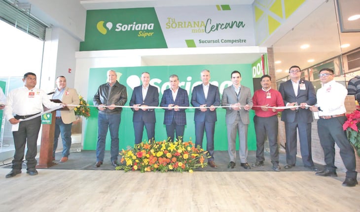 Riquelme inaugura la sucursal  número 47 de Soriana en Coahuila