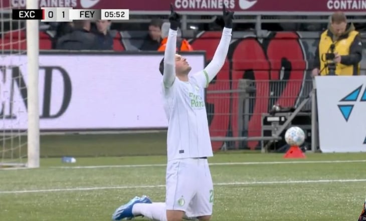 VIDEO: Santiago Giménez rompe racha negativa y marca con el Feyenoord