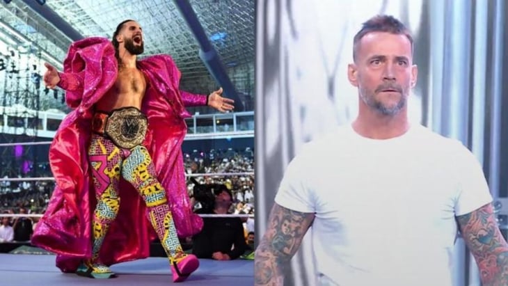 Seth Rollins enfurece y trató de agredir a CM Punk en su regreso a WWE
