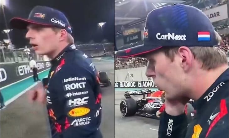 Max Verstappen buscó a Checo Pérez al bajar de su monoplaza y al no verlo esta fue su reacción