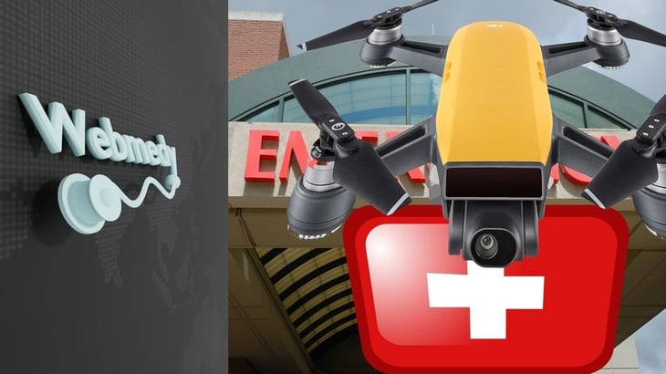 Por qué los drones pueden ser útiles para emergencias en caso de paro cardíaco