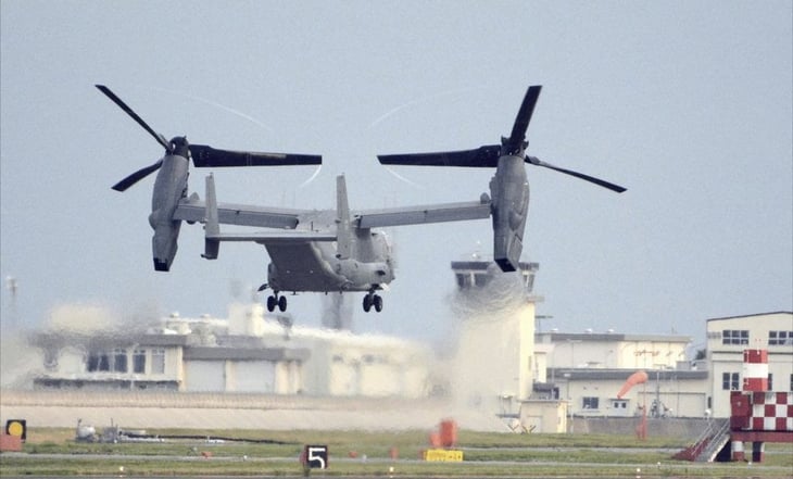Reportan un muerto en accidente de avión militar de EU frente a Japón