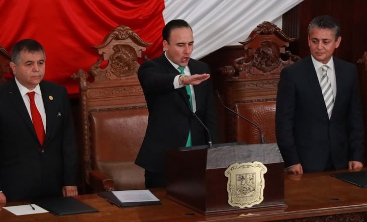 Manolo Jiménez rinde protesta como gobernador de Coahuila con promesa contra la delincuencia