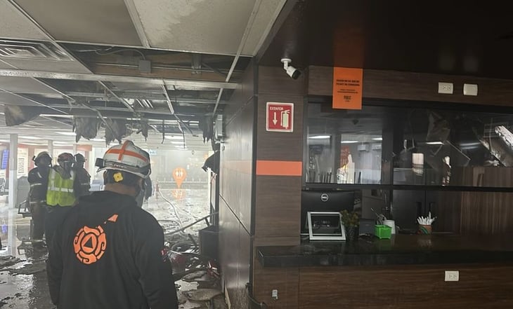 Incendio provoca cierre temporal de Terminal C del Aeropuerto de Monterrey