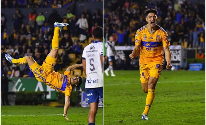 El gol de chilena de Nicolás Ibáñez para sellar el triunfo de Tigres