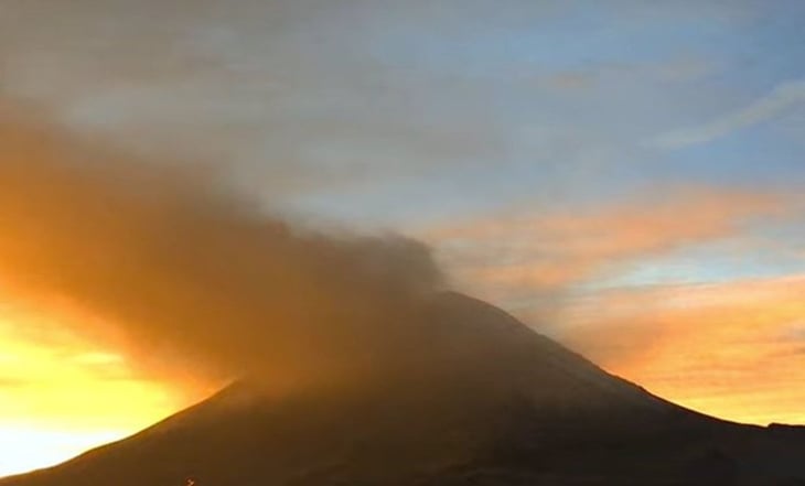 Popocatépetl: Así fue la actividad del volcán al amanecer de hoy 4 de diciembre