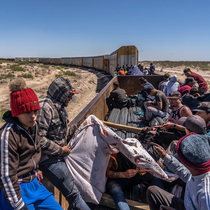 Ruta migrante en tren; un negocio para maquinistas y 'polleros' 