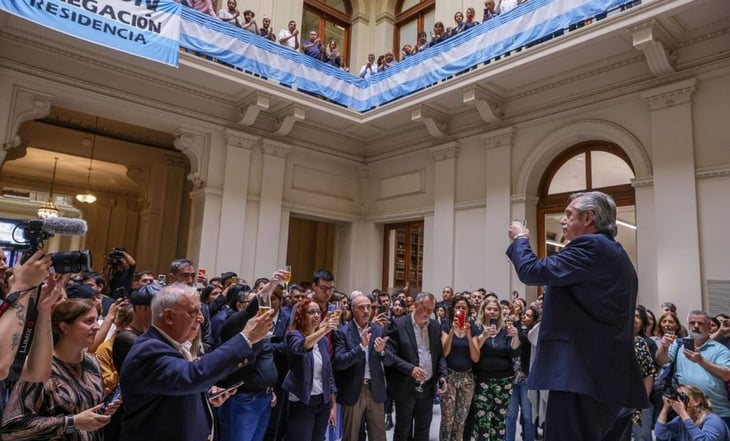 'Dejo un país en funcionamiento': Alberto Fernández se despide de Argentina