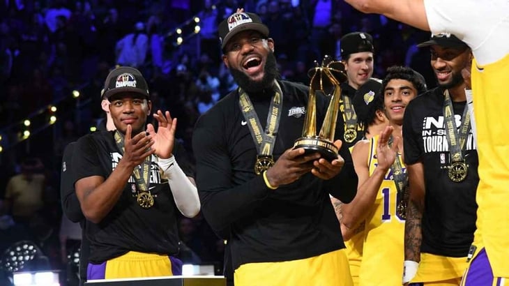 LeBron James, MVP del In-Season Tournament de la NBA: 'Somos los primeros campeones y nadie podrá superar eso'