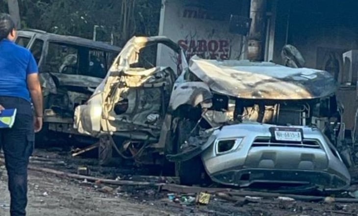 VIDEO: Explota camioneta cargada con pirotecnia en Lázaro Cárdenas, Michoacán; hay dos mujeres muertas y un menor lesionado