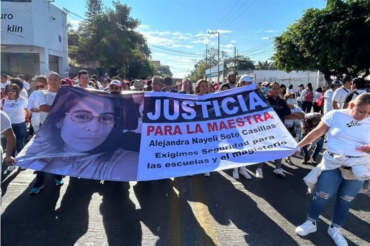 Marchan en Cuernavaca por maestra asesinada; urgen seguridad 