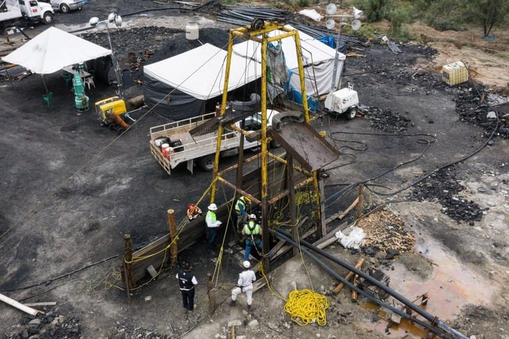 La coordinación nacional de Protección Civil (CNPC) informó sobre el primer ingreso a las galerías del pozo de carbón 'El Pinabete' 