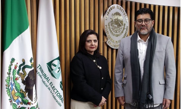 Mónica Soto se reúne con Rodríguez Mondragón tras ser nombrada presidenta del TEPJF