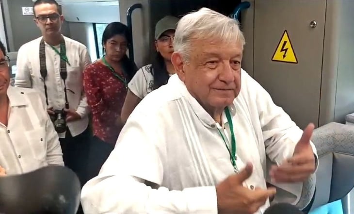 Avanza proyecto del Tren México-Querétaro, afirma AMLO; descarta expropiaciones