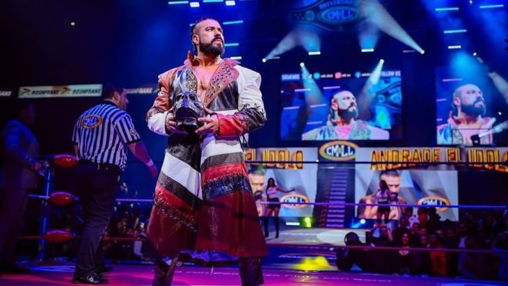 CMLL: Andrade vuelve a casa, la arena México, de forma triunfal