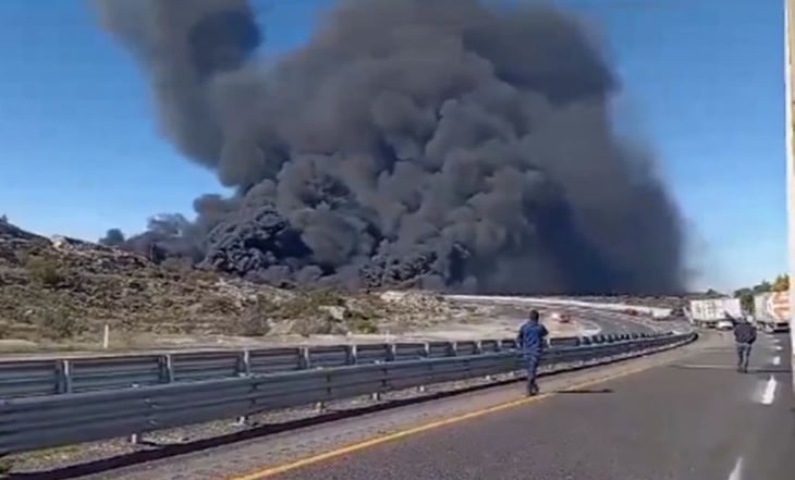 VIDEO: Accidente provoca explosión de pipa en autopista Puebla-Veracruz