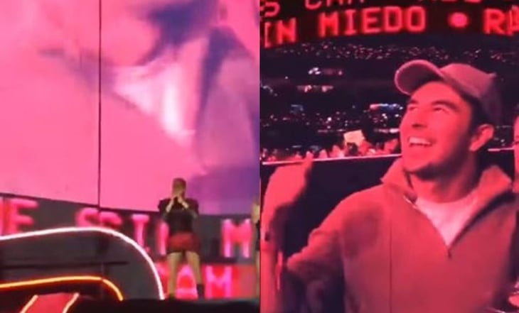 Checo Pérez no solamente 'se roba' el concierto de Luis Miguel, también el de RBD