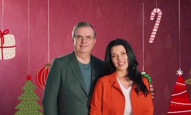 Marcelo Ebrard y su esposa mandan mensaje navideño y desean felices fiestas