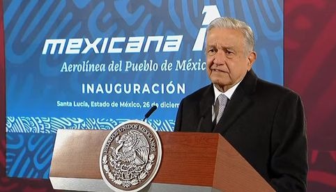 'Aerolínea emblemática e histórica', dice AMLO antes de inaugurar Mexicana de Aviación
