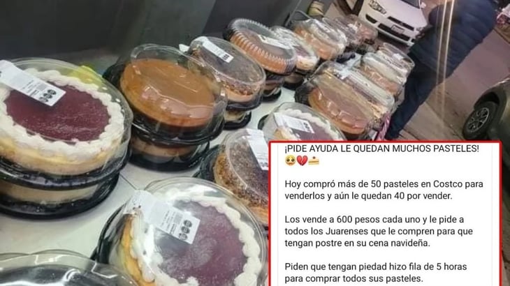 Mujer compra en Costco 50 pasteles para revender pero fracasa y se vuelve viral