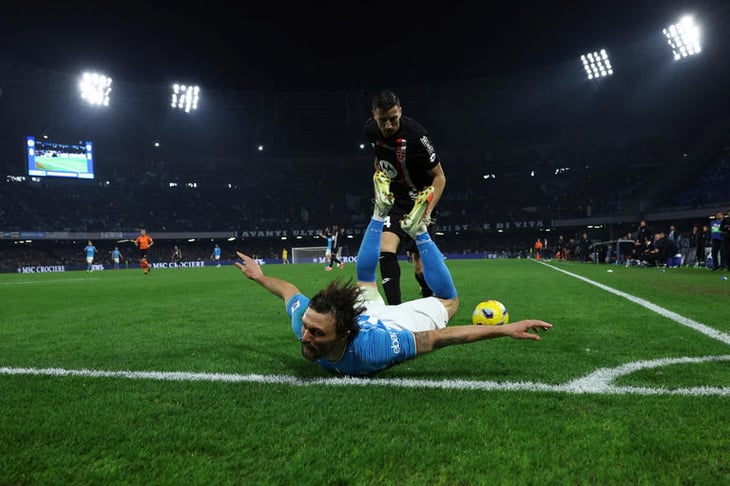 Napoli empata con Monza en la Serie A; Fiorentina sube al cuarto puesto