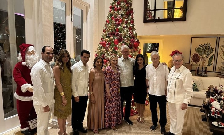 Peña Nieto reaparece en Punta Cana, República Dominicana, junto a los Clinton