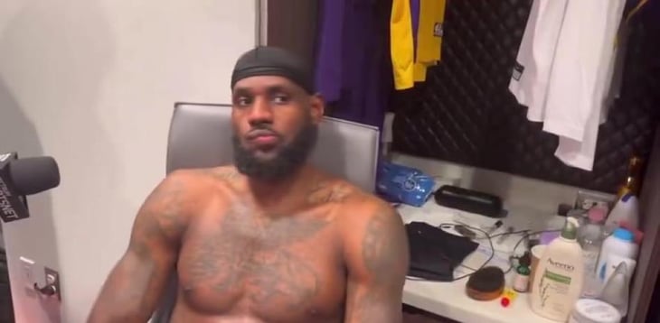 LeBron James tuvo una sorprendente actitud que muestra su fastidio con los Lakers