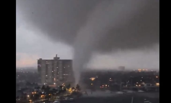 Tornado toca tierra y deja cortes de luz a su paso al sur de Florida