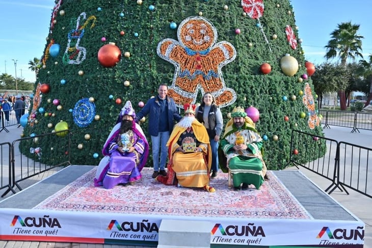 La niñez de Acuña vivió un grandioso Día de Reyes gracias al festival organizado por el DIF