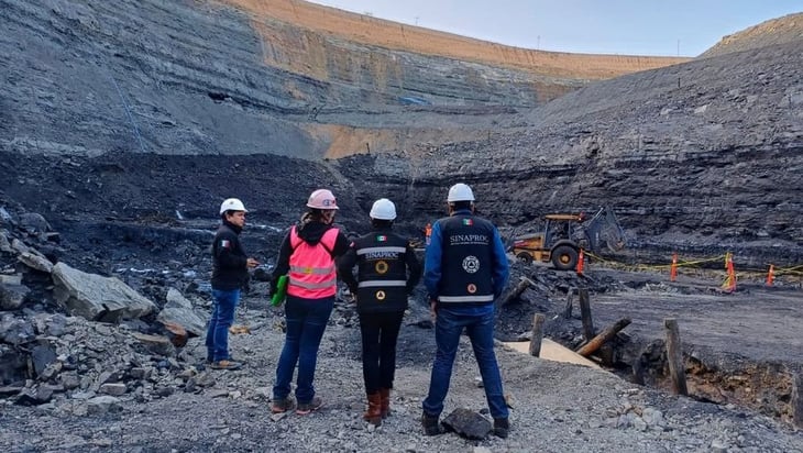 Coordinadora nacional de PC supervisa labores de rescate en la mina 'El Pinabete'