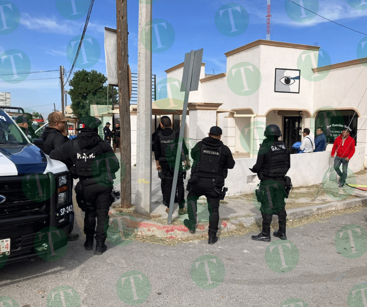 Asalto en clínica oftalmológica desata movilización Policial en Monclova