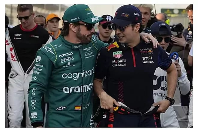 Fernando Alonso 'roba' a Checo Pérez y Verstappen una pieza clave en Red Bull