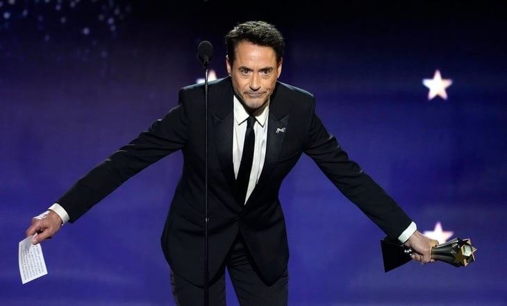 Robert Downey Jr. se burla de las críticas tras convertirse en el mejor actor de reparto de los Critics Choice Awards