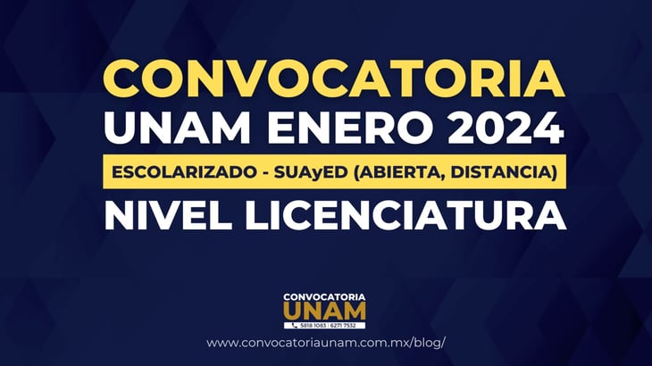 Convocatoria UNAM 2024: fecha del registro para el examen y pase reglamentado
