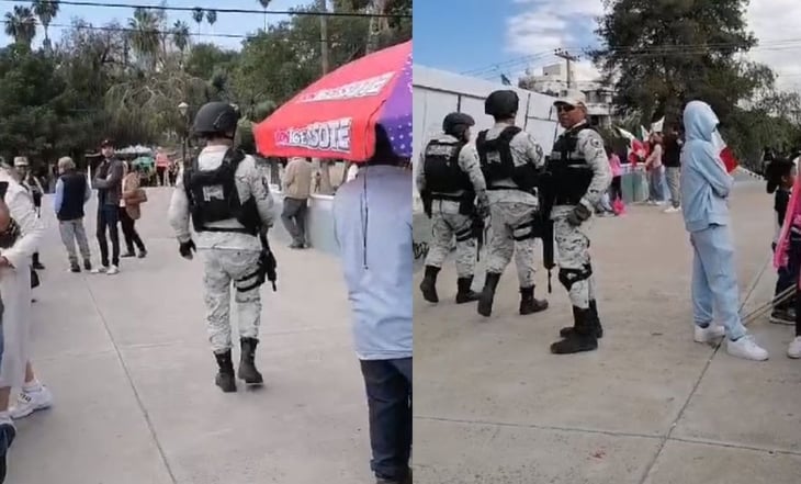 Elementos de la Guardia Nacional interrumpen evento de Xochitllovers en Guanajuato