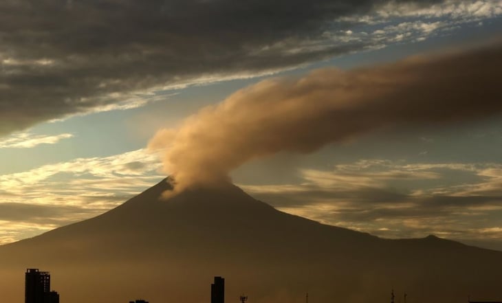 ¿Qué pasó con el volcán Popocatépetl este lunes 15 de enero?