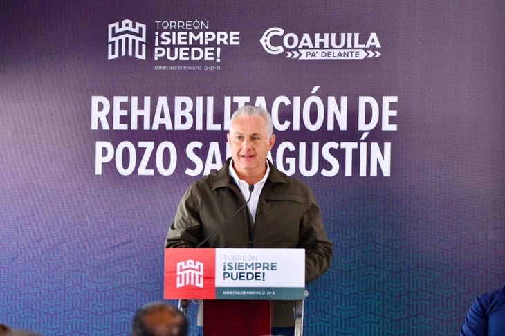 El Alcalde pone en funcionamiento un pozo y anuncia su objetivo de establecer un récord de perforaciones en Torreón