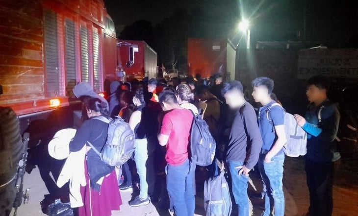 Rescata INM a 371 migrantes en dos acciones distintas en Veracruz