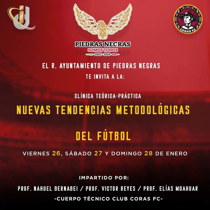 Club Coras invita a curso teórico y práctico de fútbol 