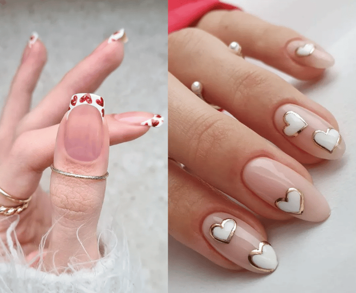 Diseños de uñas para darle la bienvenida al Día de San Valentín antes que nadie