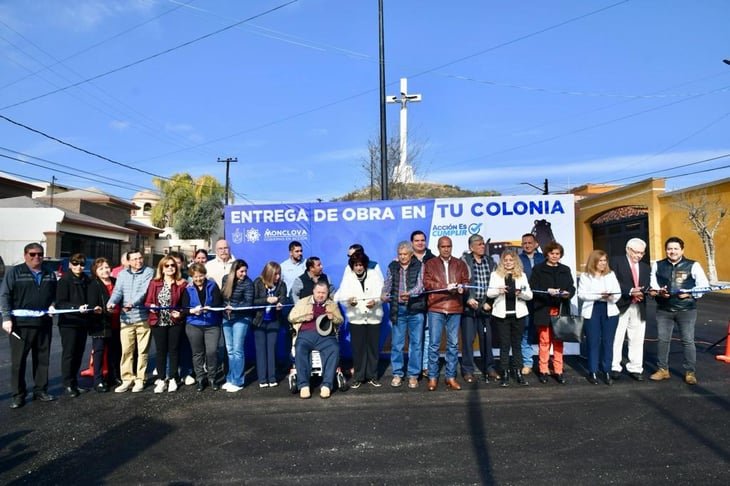 Alcalde Mario Dávila entrega triple obra en la colonia Guadalupe